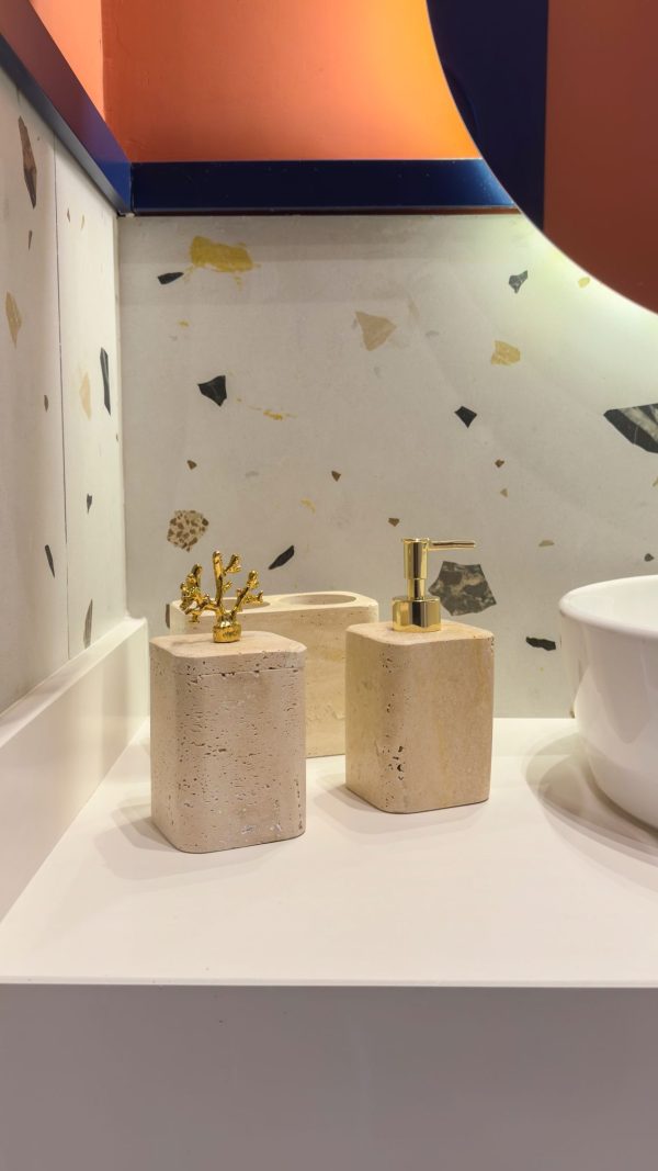 Traverten Banyo Seti - Görsel 17