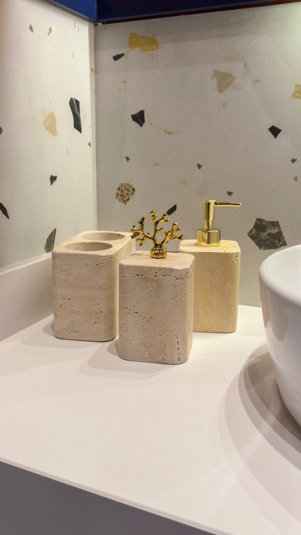 Traverten Banyo Seti - Görsel 15